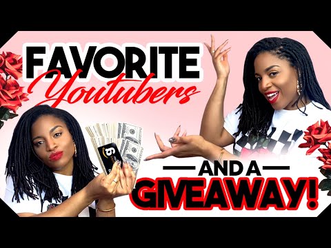 MY FAVORITE YOUTUBERS + A GIVEAWAY!!! | Cc Devereaux
