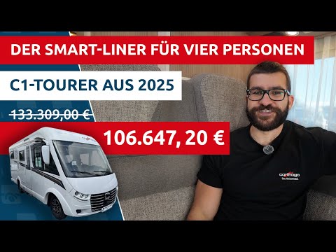 Carthago c-tourer I 141 LE 2025 – Luxury space miracle now €26,662 cheaper!