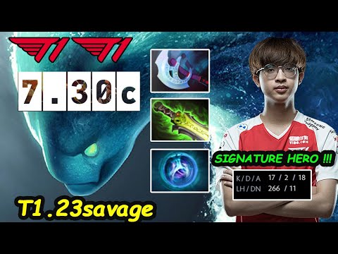 T1 23savage Morphling 7.30 - Signature Hero Monster Unleashed Stomp Pub Dota 2 pro Gameplay