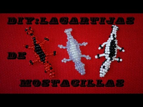 Diy Lagartijas de Mostacillas