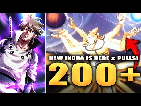 NEW INDRA IS HERE & 200+ SUMMONS! NARUTO CHAKRA RESONANCE GAMEPLAY! (x7game)