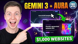 Gemini 3 Just Changed Everything - Build Pro Websites with ONE Template 🤯