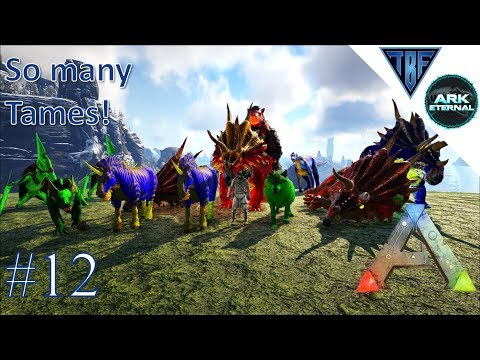 So many tames!  E12 Ark Eternal - Center Map and Ark Eternal