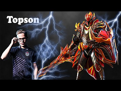 Topson - Dragon Knight Midlane | Dota 2 7.27d Gameplay