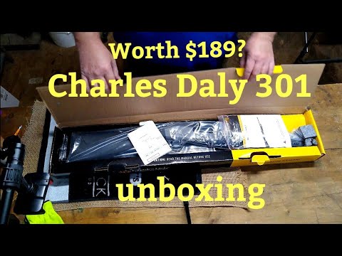 Charles Daly 301 tactical home defense shotgun unboxing