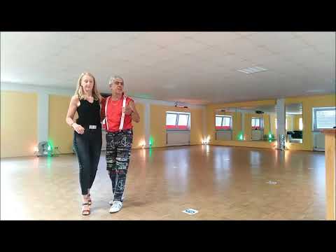 #11 Kizomba Grundschritt Passada (Das Gehen, die Schritte) . Der Wichtigste! Mit Lisa & Pedro
