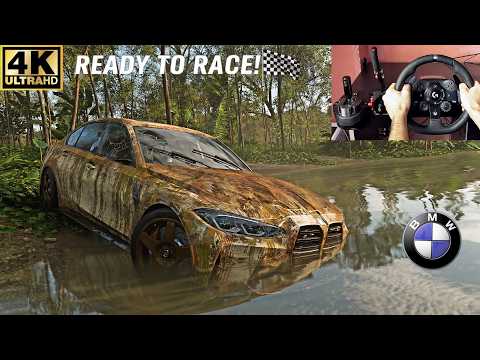 RESTORED & RACED VS SUPERCARS BMW M3 Competition G80 | Forza Horizon 5  Steering Wheel Gameplay