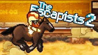 HORSE THIEF and HOOKED on YOU Escapes! - The Escapists 2 Gameplay