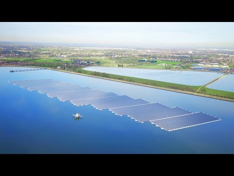 Europe’s largest floating solar panel array on London’s Queen Elizabeth II reservoir