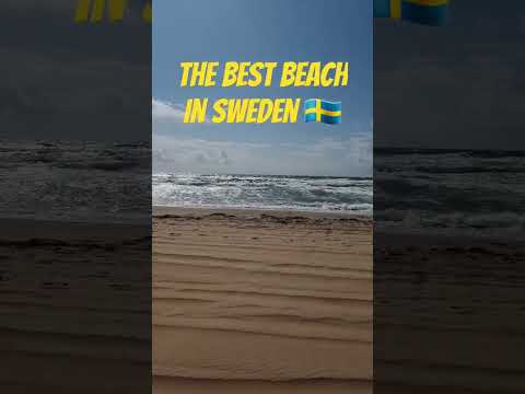 This is the BEST BEACH in Sweden #sverige #2023 #nofilter