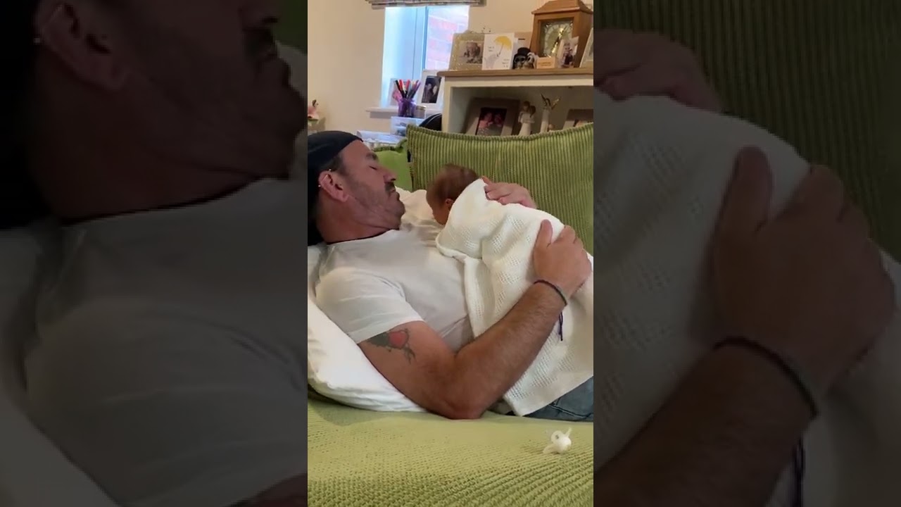 Hungry Baby Tries to Breastfeed From Dad || ViralHog