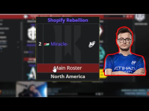 Miracle & Arteezy in the same team? Miracle will stand-in for SR on DreamLeague 20