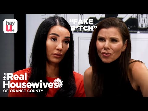 Heather Confronts Noella After Being Called a B*tch | Season 16 | Real Housewives of Orange County
