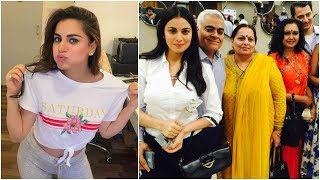 Preeta with Real Life Family | Kundali Bhagya | Shradha Arya