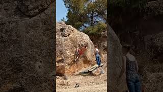 Video thumbnail of Problem 71 (Albagés - El Turonet), 6a+. El Cogul