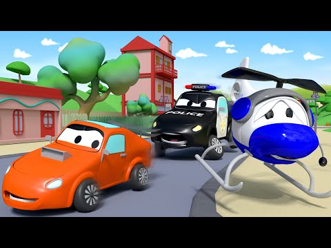 вертолёт гектор - Авто Патруль в Автомобильный Город  🚓 🚒 детский мультфильм