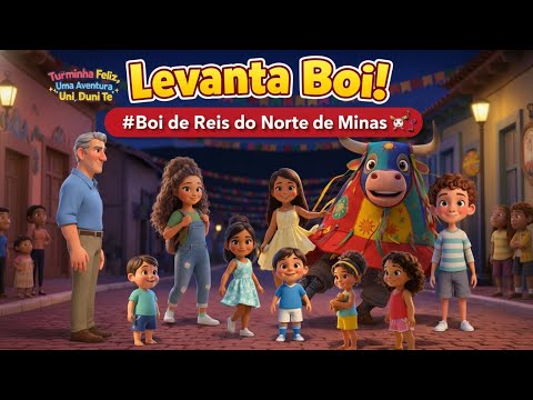 Levanta Boi!  Boi de Reis do Norte de Minas  | Turminha Feliz |🎵 MÚSICA 8