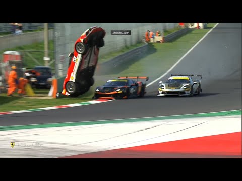 Another Big Crash at Ferrari Challenge Europe, Coppa Shell Round 1 - Monza | Race 2