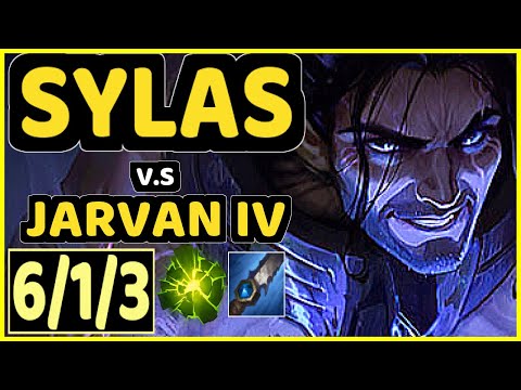 GILIUS (SYLAS) vs JARVAN IV - 6/1/3 KDA JUNGLE CHALLENGER GAMEPLAY - EUW