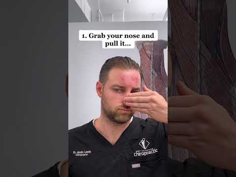 HOW TO UNCLOG YOUR NOSE in SECONDS