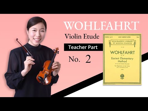 Wohlfahrt Op. 38 No. 2, parte do professor