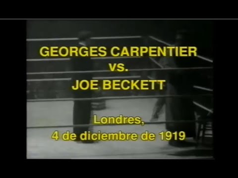 Georges Carpentier vs Joe Beckett (en español)