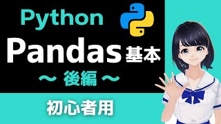 【Pythonプログラミング】Pandasの基本 (後編)  〜 表形式データ・データ分析 〜 初心者向けのDataFrameの操作入門！