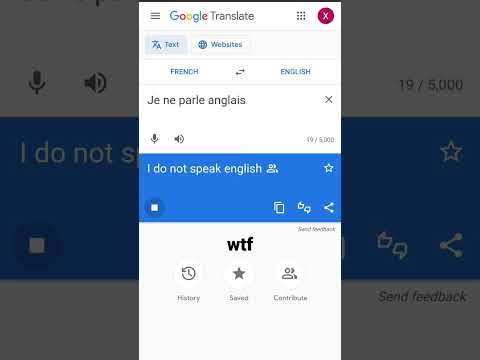 Google Translate being funny