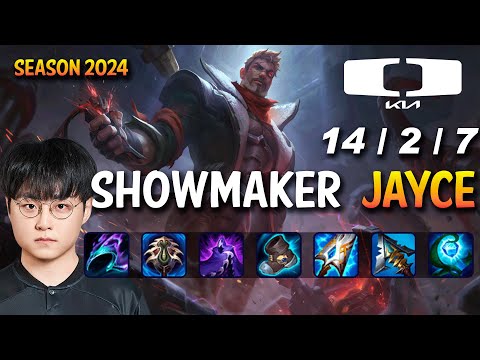 DK ShowMaker JAYCE vs NEEKO Mid - Patch 14.6 KR Ranked CHALLENGER | lolrec