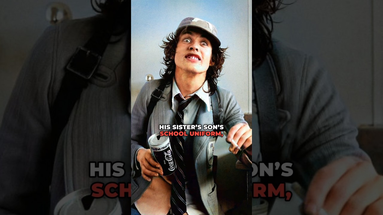 The Story Behind Angus Young’s Iconic Schoolboy Outfit #angusyoung #acdc #school #rock #heavymetal