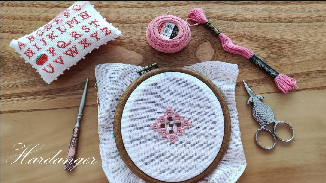 Flosstube 05. Bordando Hardanger y Puntadas especiales. Tutorial #2