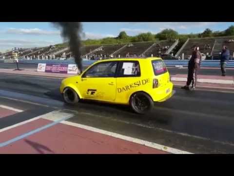 Darkside Developments Seat Arosa 2.0 TDi Drag Launch / Set Off Shakespeare County Raceway