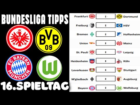 Bundesliga Prognose | 16. Spieltag Alle Tipps & Vorschau zu jedem Spiel | 2025/26