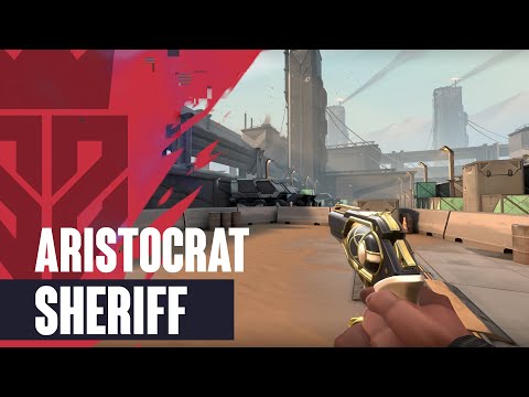 Aristocrat Sheriff Skin Showcase [4K] - Valorant Aristocrat Skins
