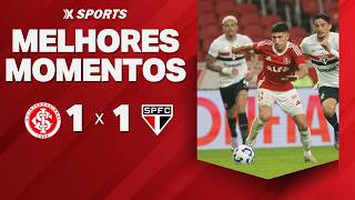 INTERNACIONAL 1X1 SÃO PAULO - MELHORES MOMENTOS BRASILEIRÃO