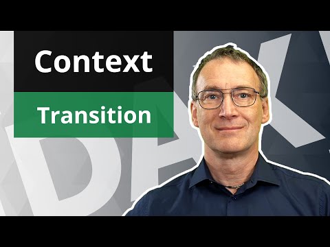 Understanding context transition
