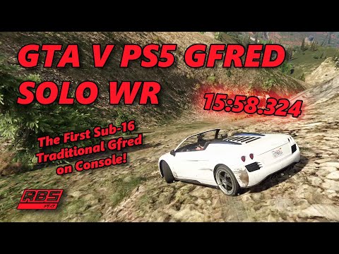 The First Sub-16 Traditional Gfred on Console! - GTA V PS5 Gfred Solo WR | 15:58.324