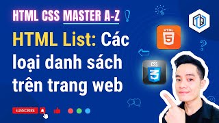 17. HTML Lists: Tạo danh sách trên trang web | HTML CSS Master A-Z | TrungQuanDev