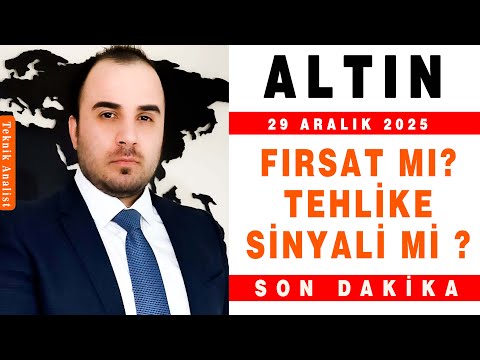 ALTIN ANALİZİ FIRSAT MI ? TEHLİKE SİNYALİ Mİ ? | ŞENOL KAAN | 29.12.2025