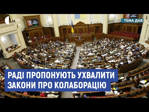 Раді пропонують ухвалити закони про колаборацію | Ескендер Барієв | Тема дня