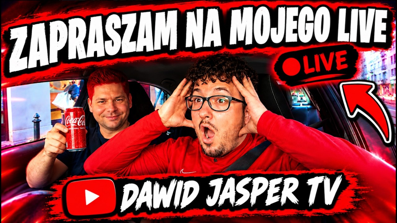 Dawid Jasper i mój zajebisty live 24h Do godziny 4:59 Nocne spanie na live o godzinie 23:30 🦽🦽🦽