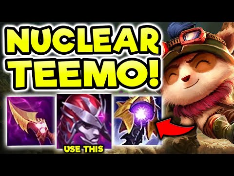 NUCLEAR TEEMO TOP! 1V9 TOPLANE EASIER THAN EVER - S11 TEEMO TOP GAMEPLAY (Season 11 Teemo Guide)