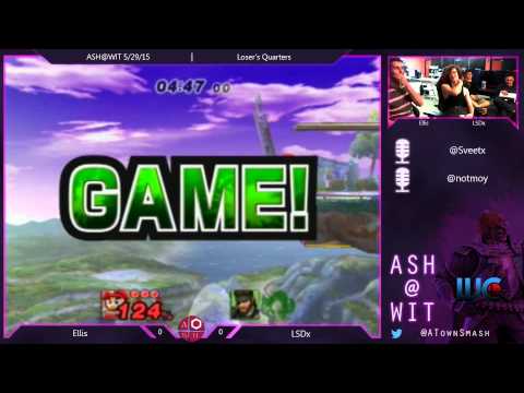 PM Loser's Quarters ASH@WIT 5/29/15 - Ellis (Mario) vs LSD (Snake)