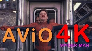 Spider Man 2 - Stopping the Train Scene 4K