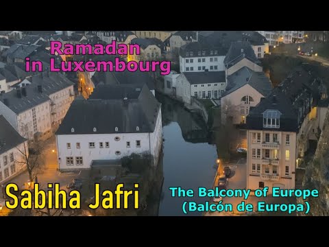 Snow in Luxembourg in Ramadan || The Balcony of Europe  ||  Sabiha Jafri || Khel Tamasha