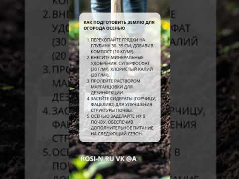 Как подготовить землю для огорода #садоводство #садоводничество #рецепты
