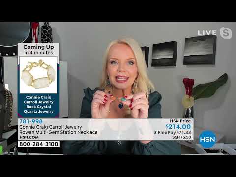 Connie Craig Carroll Jewelry Rowen MultiGemstone Station...