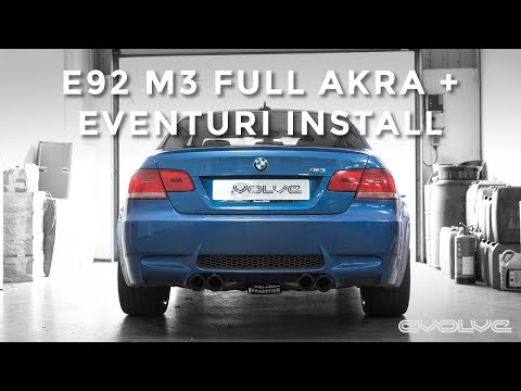 E92 M3 Full Akrapovic Exhaust, Eventuri Intake and Stage 2 Remap