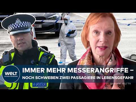 Video Thumbnail: BLUTBAD IM ZUG: Messerattacke ‒ Täter sind ein schwarzer Brite und ein Migrant aus der Karibik