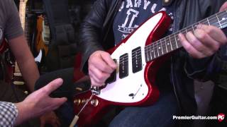 Video thumbnail for Musikmesse '13 - Fret-King Esprit I Bass, Esprit III, & Vintage V6 Thomas Blug Signature Demos by Premier Guitar